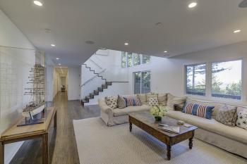 Mt Tam View living room & staircase